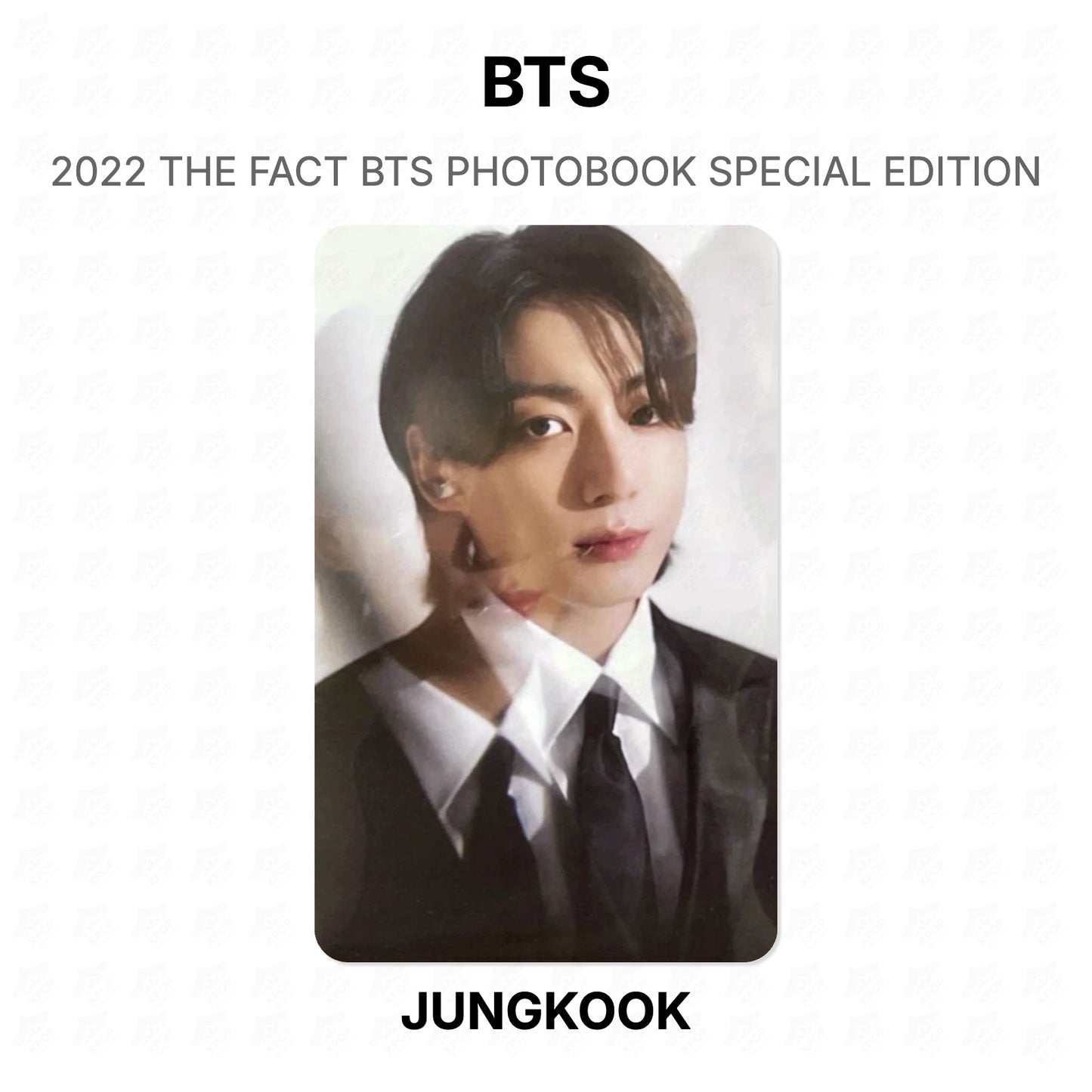 BTS 2022 THE FACT BTS PHOTOBOOK SPECIAL EDITION Official Photocard