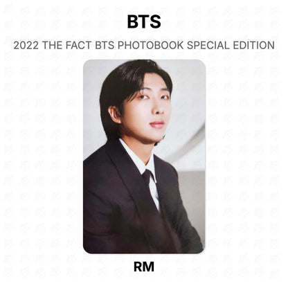 BTS 2022 THE FACT BTS PHOTOBOOK SPECIAL EDITION Official Photocard