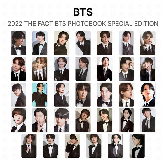 BTS 2022 THE FACT BTS PHOTOBOOK SPECIAL EDITION Official Photocard