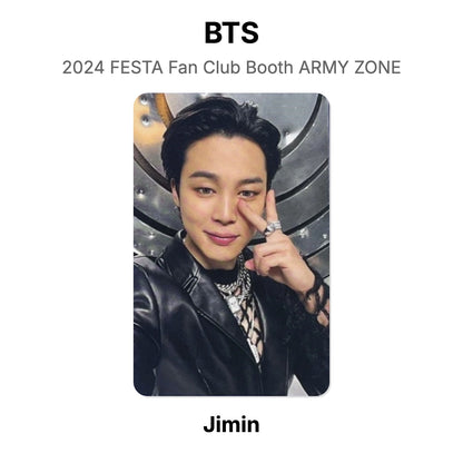 BTS 2024 FESTA Fan Club Booth ARMY ZONE Official Photocard