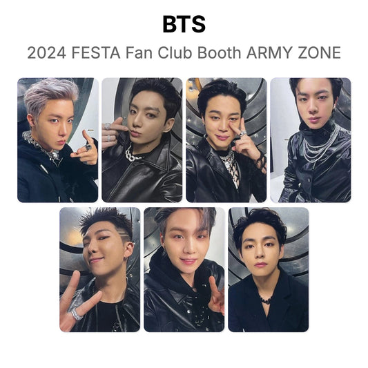 BTS 2024 FESTA Fan Club Booth ARMY ZONE Official Photocard