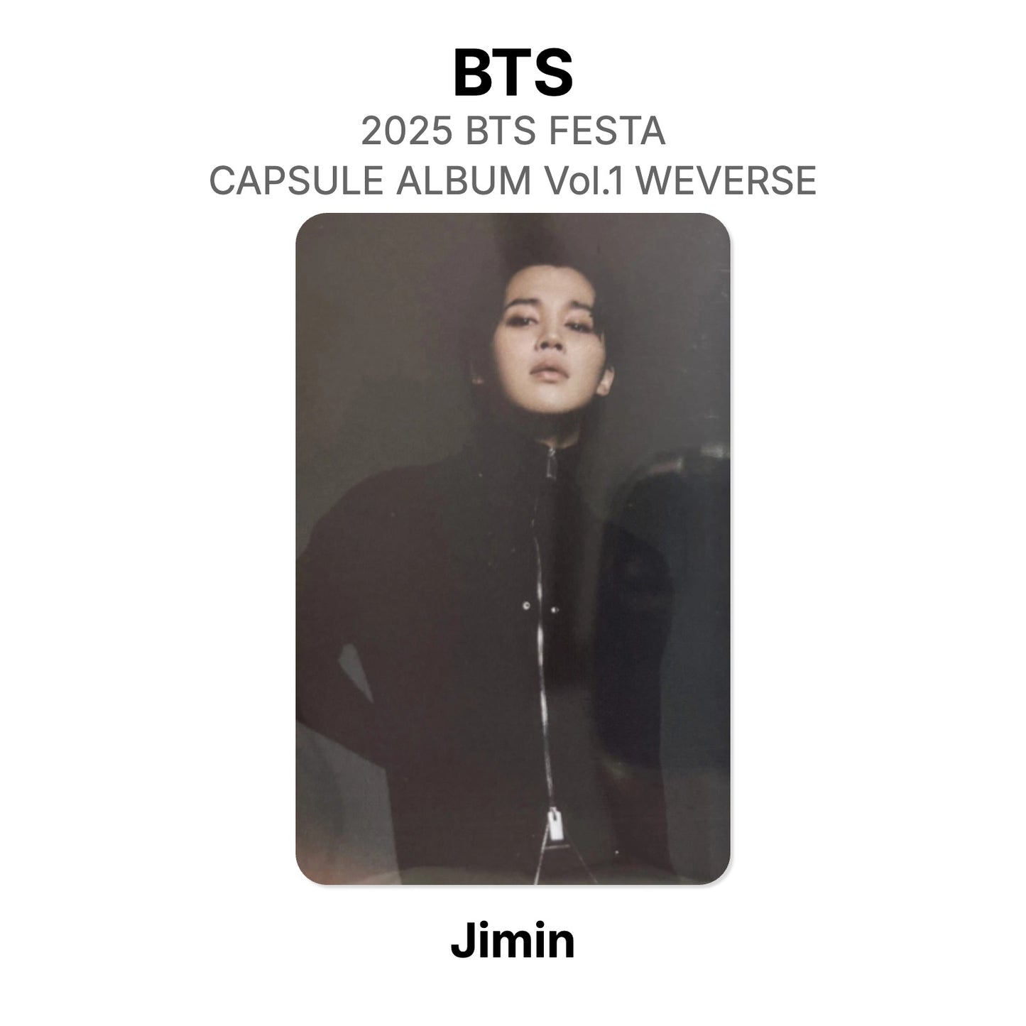 BTS 2025 BTS FESTA : CAPSULE ALBUM Vol.1 WEVERSE Offizielle Photocard