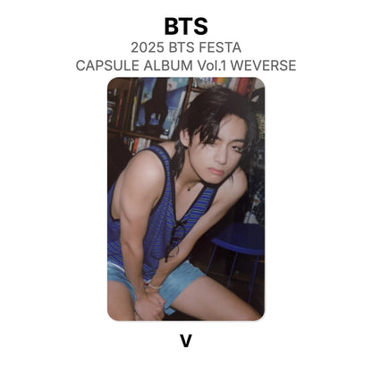 BTS 2025 BTS FESTA : CAPSULE ALBUM Vol.1 WEVERSE Offizielle Photocard