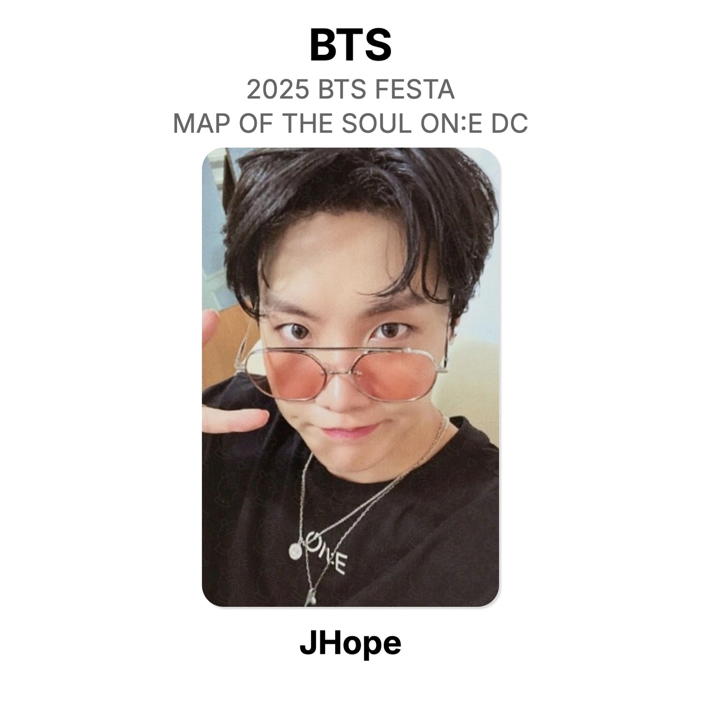 BTS 2025 BTS FESTA BTS MAP OF THE SOUL ON:E DC photocard oficial