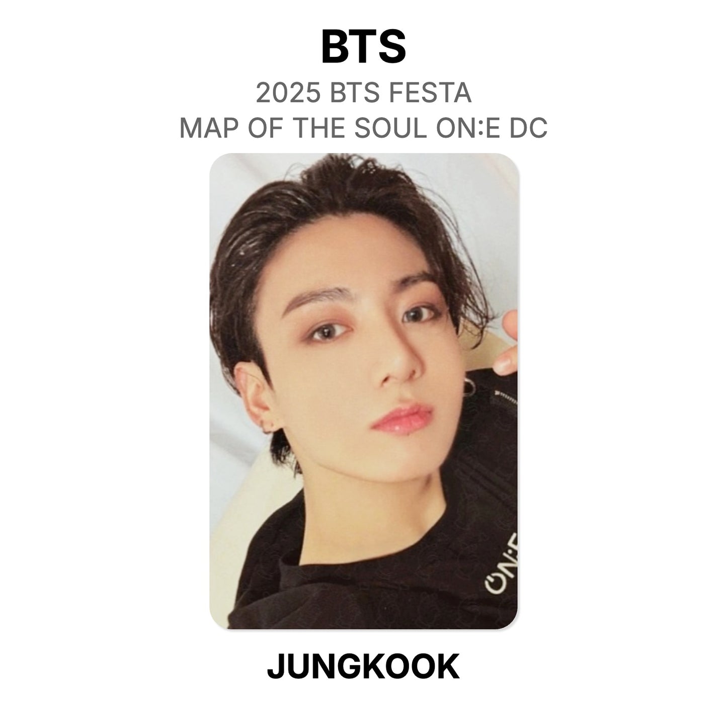 BTS 2025 BTS FESTA BTS MAP OF THE SOUL ON:E DC photocard oficial