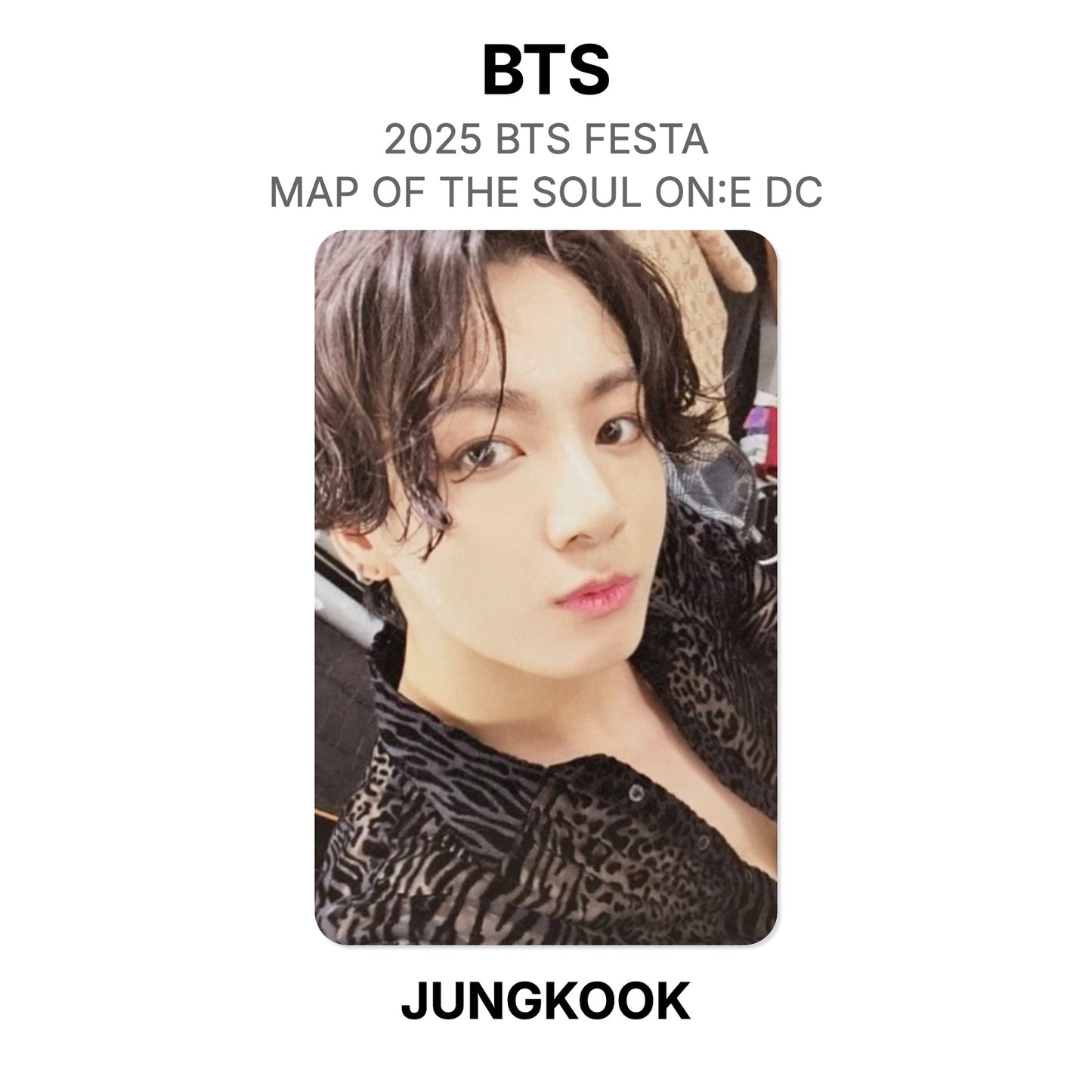 BTS 2025 BTS FESTA BTS MAP OF THE SOUL ON:E DC photocard oficial