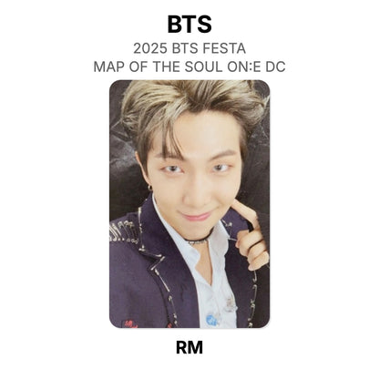 BTS 2025 BTS FESTA BTS MAP OF THE SOUL ON:E DC photocard oficial