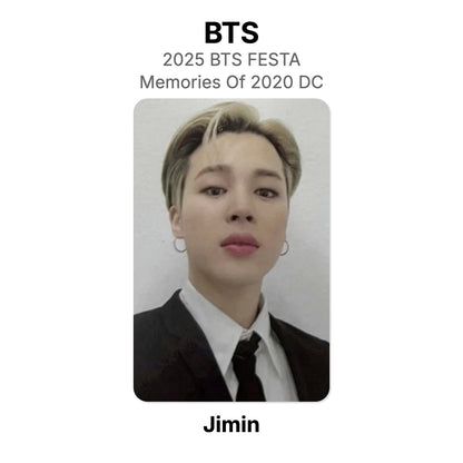 BTS 2025 BTS FESTA BTS Memories Of 2020 DC photocard oficial