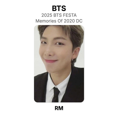 BTS 2025 BTS FESTA BTS Memories Of 2020 DC photocard oficial