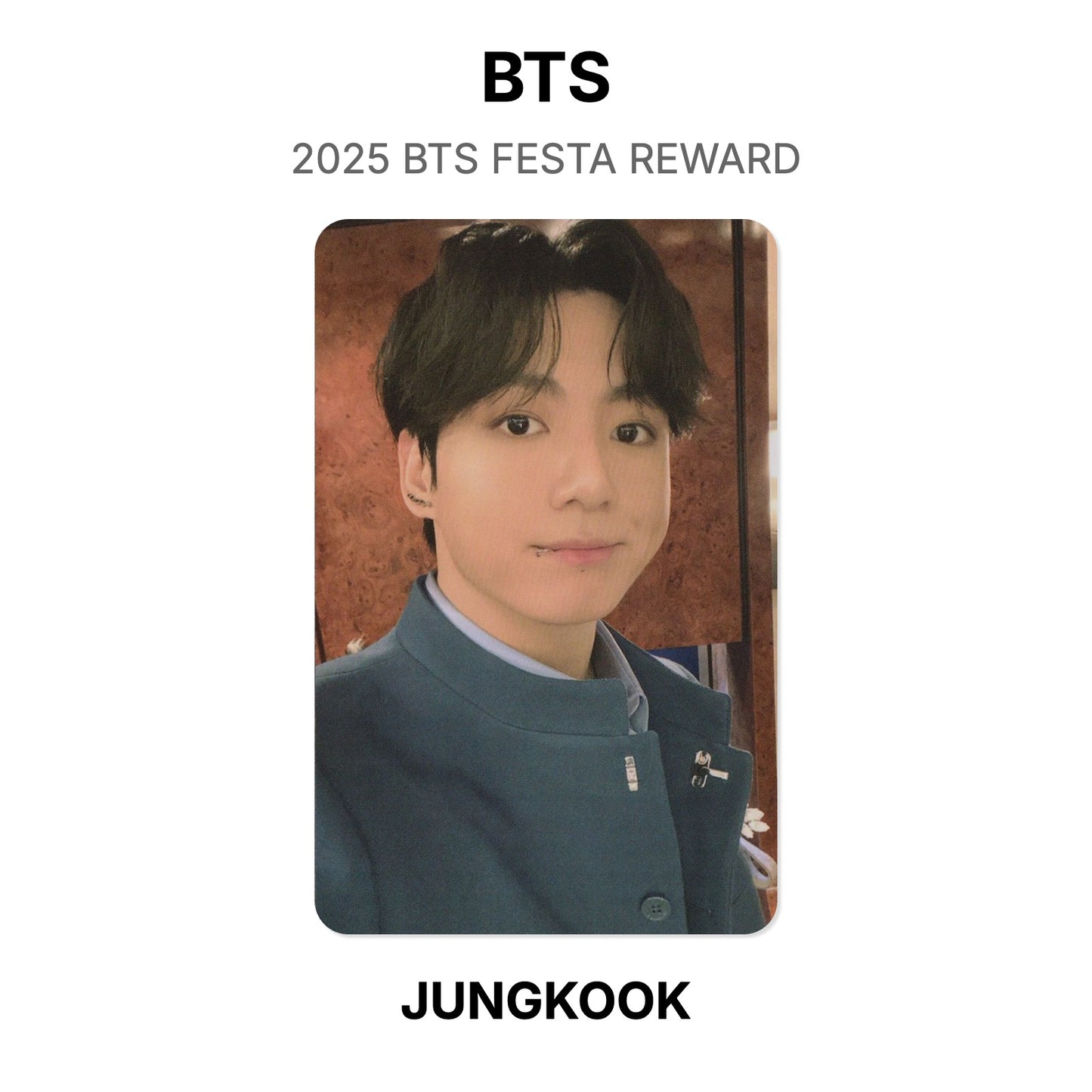BTS 2025 BTS FESTA REWARD Official Photocard