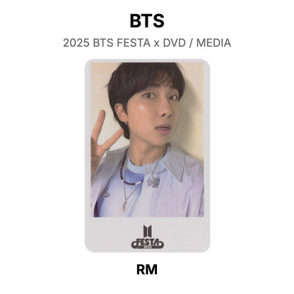 BTS 2025 BTS FESTA x DVD / MEDIA photocard oficial