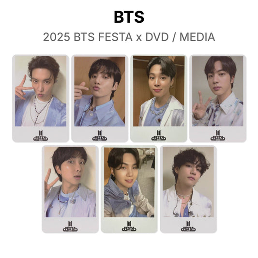 BTS 2025 BTS FESTA x DVD / MEDIA Official Photocard