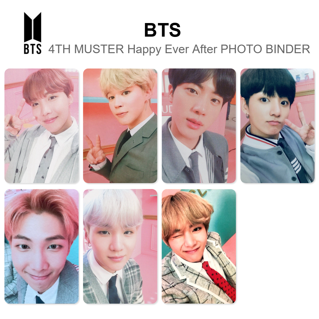 BTS BTS 4TH MUSTER Happy Ever After PHOTO BINDER โฟโต้การ์ดของแท้