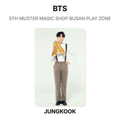 BTS 5TH MUSTER MAGIC SHOP BUSAN PLAY ZONE oficjalna Photocard