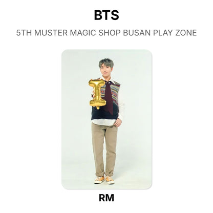 BTS 5TH MUSTER MAGIC SHOP BUSAN PLAY ZONE oficjalna Photocard