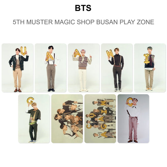 BTS 5TH MUSTER MAGIC SHOP BUSAN PLAY ZONE Official Photocard