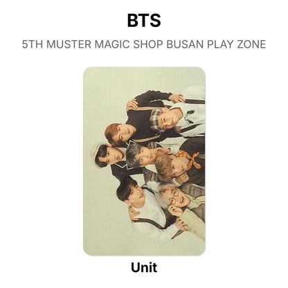 BTS 5TH MUSTER MAGIC SHOP BUSAN PLAY ZONE oficjalna Photocard