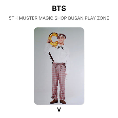 BTS 5TH MUSTER MAGIC SHOP BUSAN PLAY ZONE oficjalna Photocard