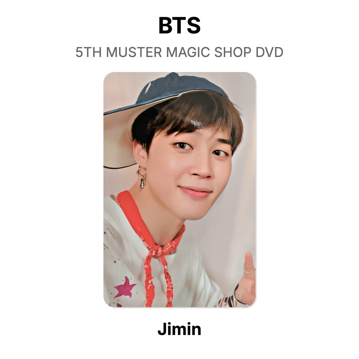 BTS 5TH MUSTER MAGIC SHOP DVD oficjalna Photocard