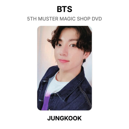 BTS 5TH MUSTER MAGIC SHOP DVD oficjalna Photocard