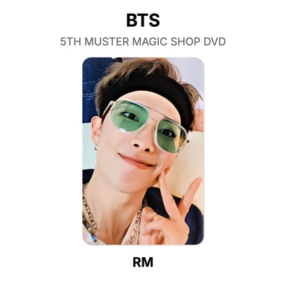 BTS 5TH MUSTER MAGIC SHOP DVD oficjalna Photocard