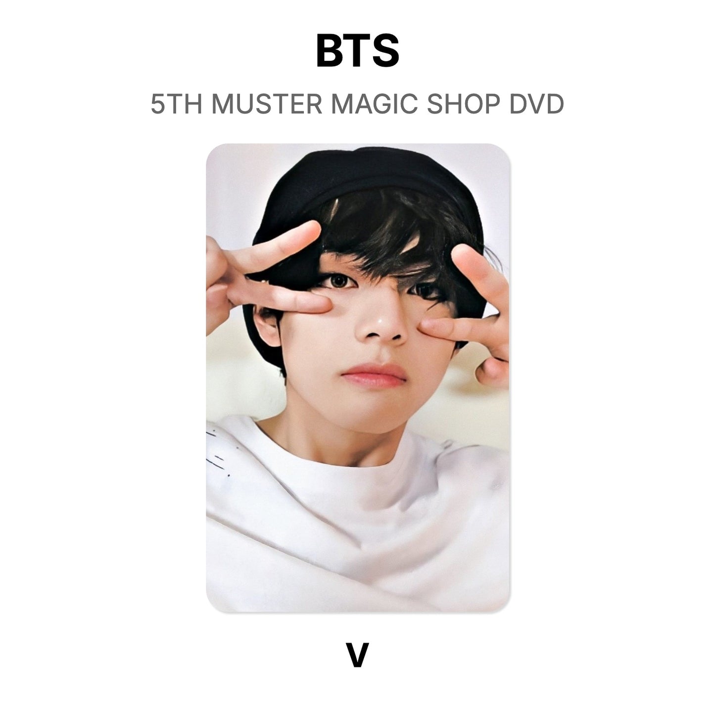 BTS 5TH MUSTER MAGIC SHOP DVD oficjalna Photocard