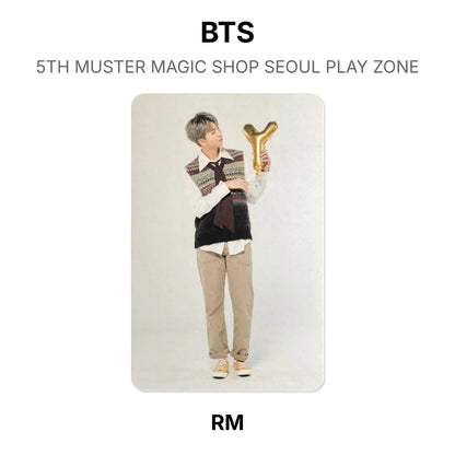 BTS 5TH MUSTER MAGIC SHOP SEOUL PLAY ZONE oficjalna Photocard