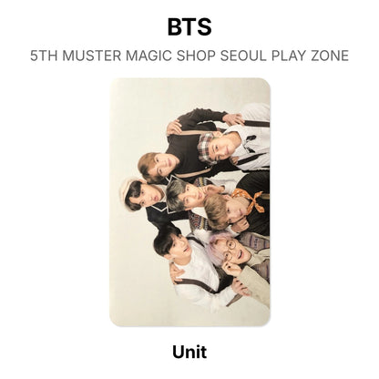 BTS 5TH MUSTER MAGIC SHOP SEOUL PLAY ZONE oficjalna Photocard