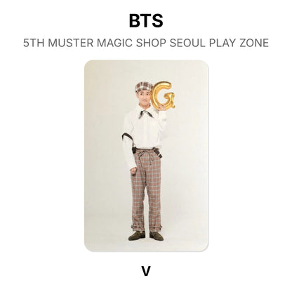 BTS 5TH MUSTER MAGIC SHOP SEOUL PLAY ZONE oficjalna Photocard