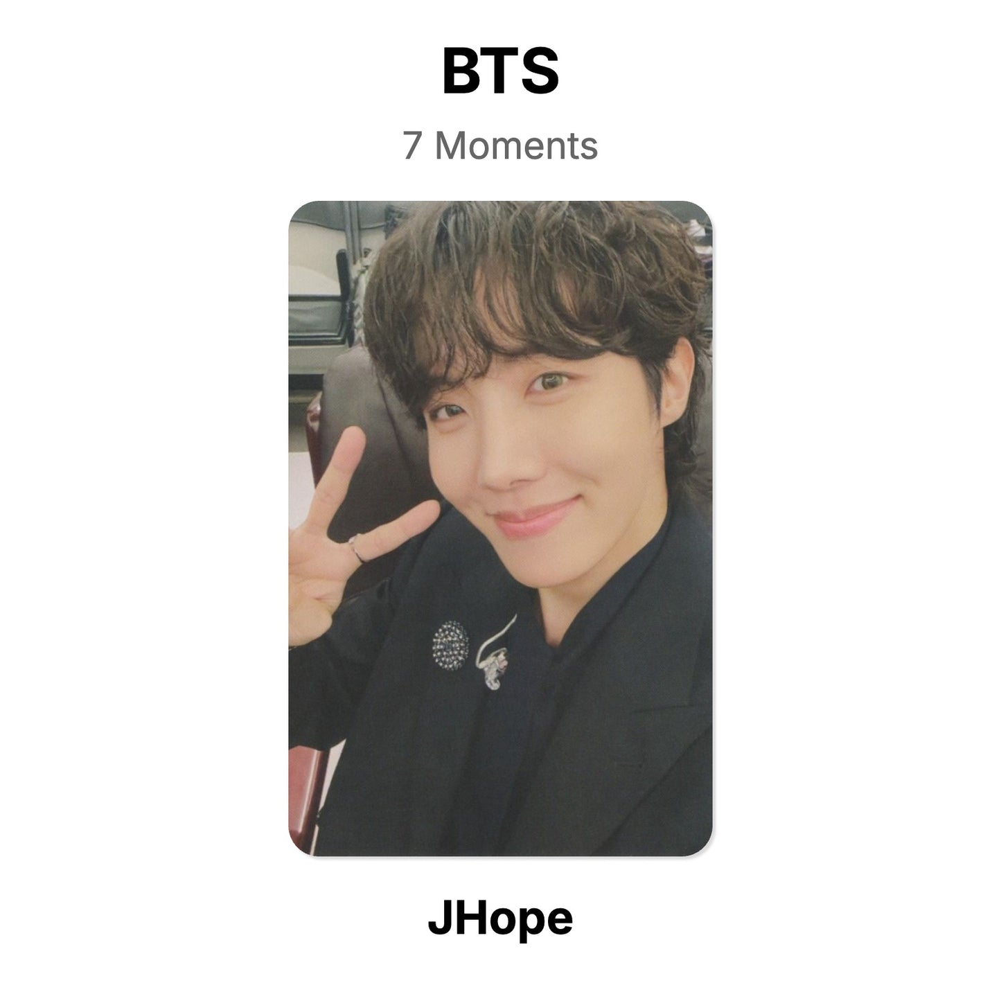 BTS 7 Moments Official Photocard