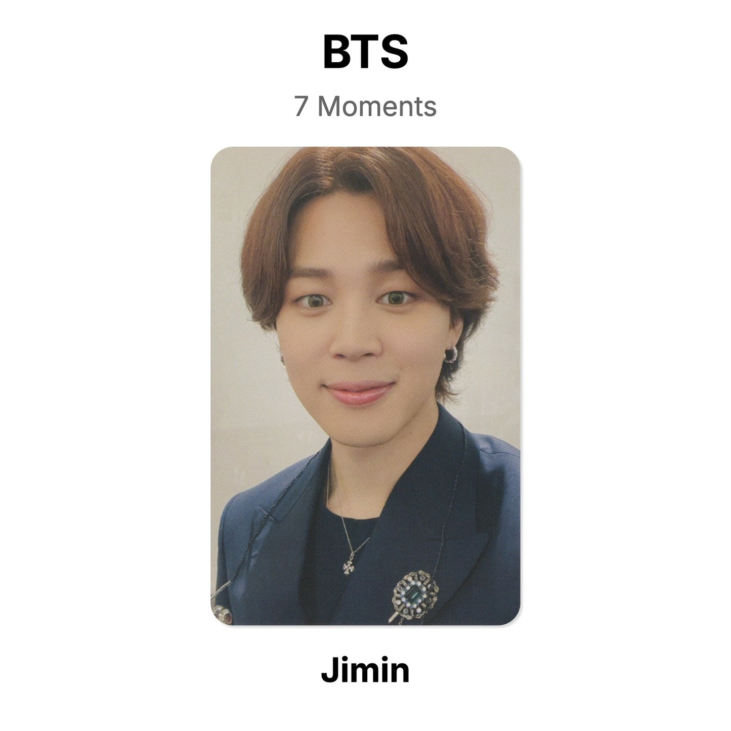 BTS 7 Moments Official Photocard