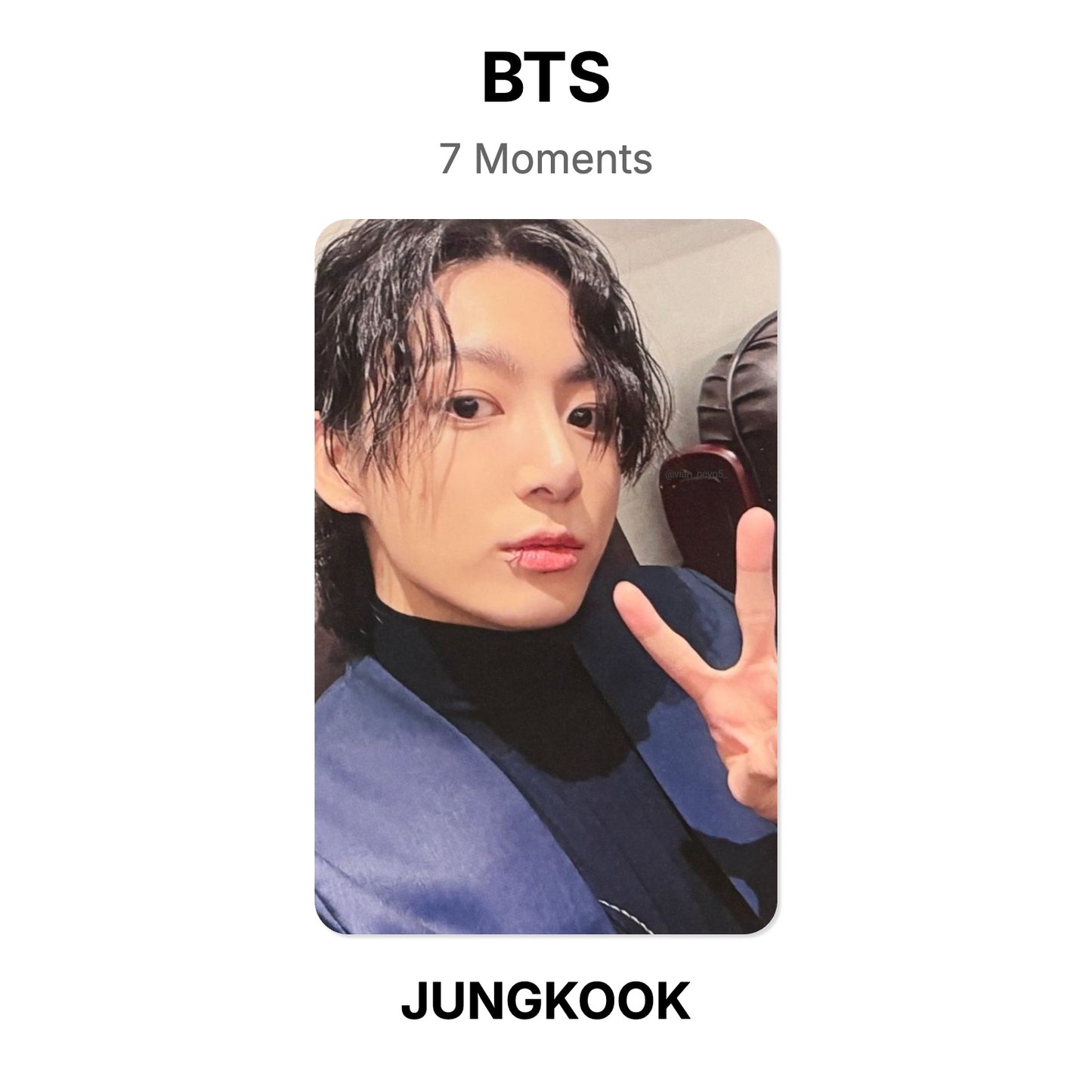 BTS 7 Moments Official Photocard