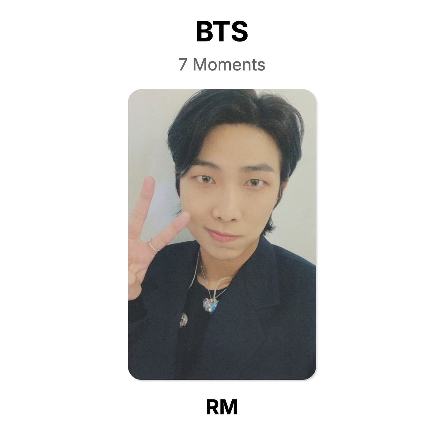 BTS 7 Moments Official Photocard