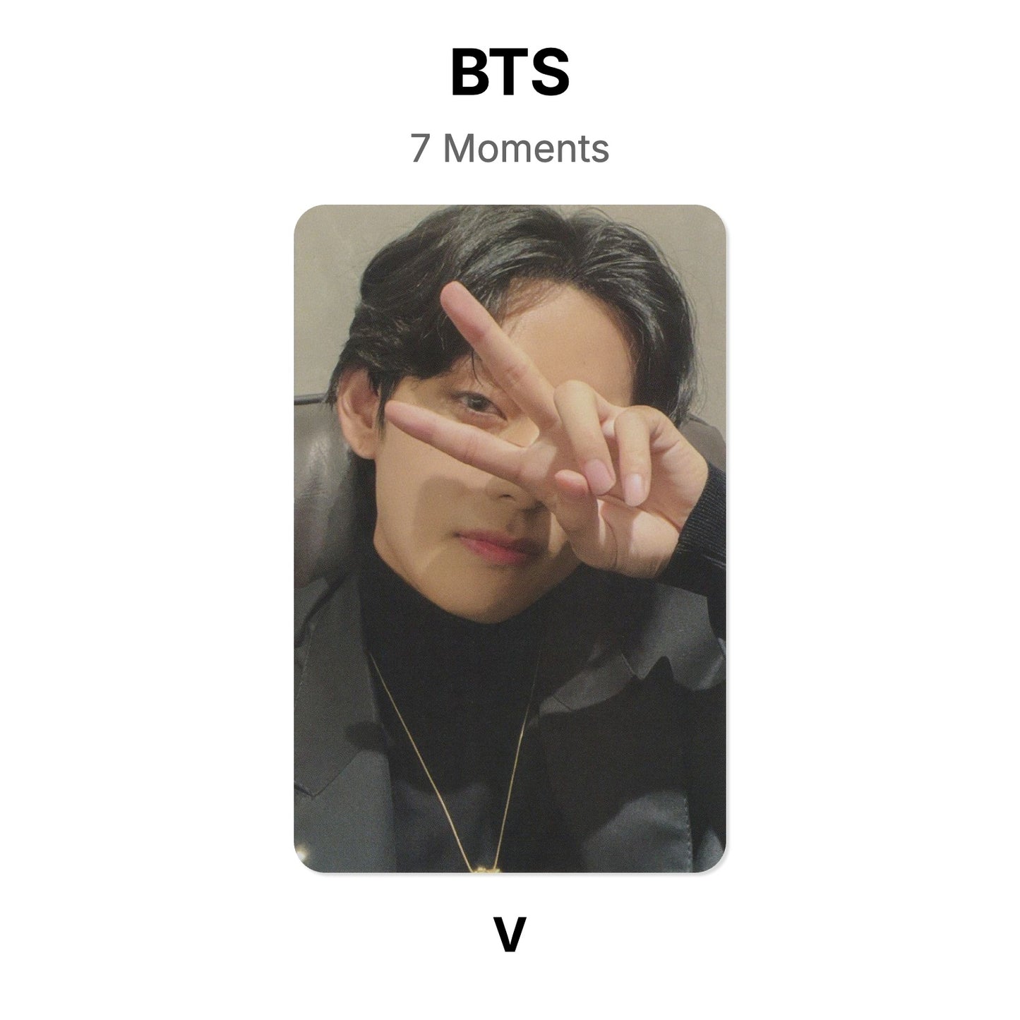 BTS 7 Moments Official Photocard