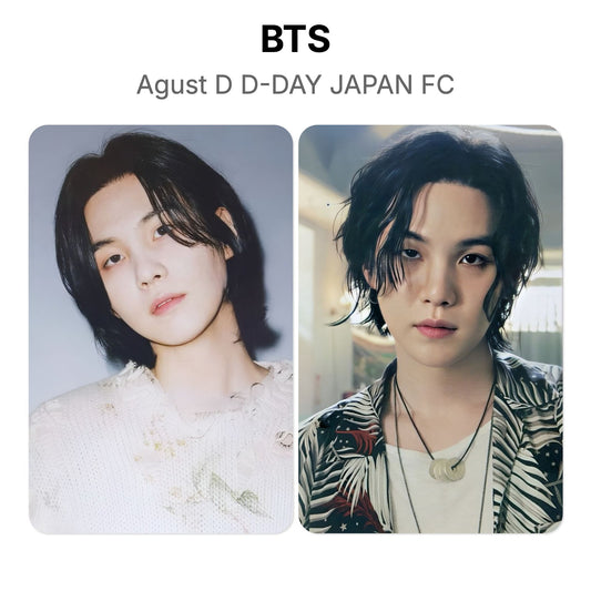 BTS Agust D D-DAY JAPAN FC Official Photocard