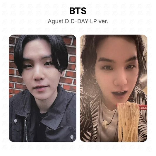 BTS Agust D D-DAY LP ver. Official Photocard
