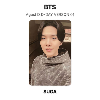BTS Agust D D-DAY VERSON 01 photocard resmi