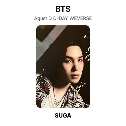 BTS Agust D D-DAY WEVERSE 公式フォトカード