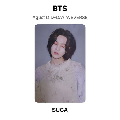BTS Agust D D-DAY WEVERSE 公式フォトカード