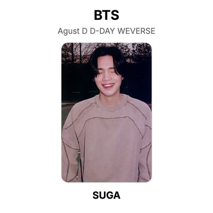 BTS Agust D D-DAY WEVERSE 公式フォトカード