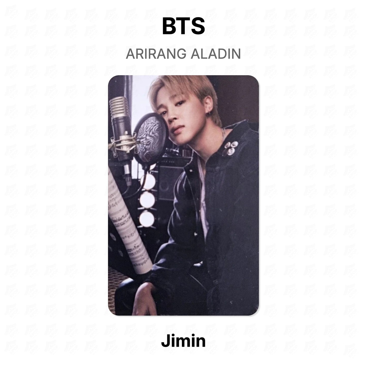 BTS ARIRANG ALADIN Official Photocard