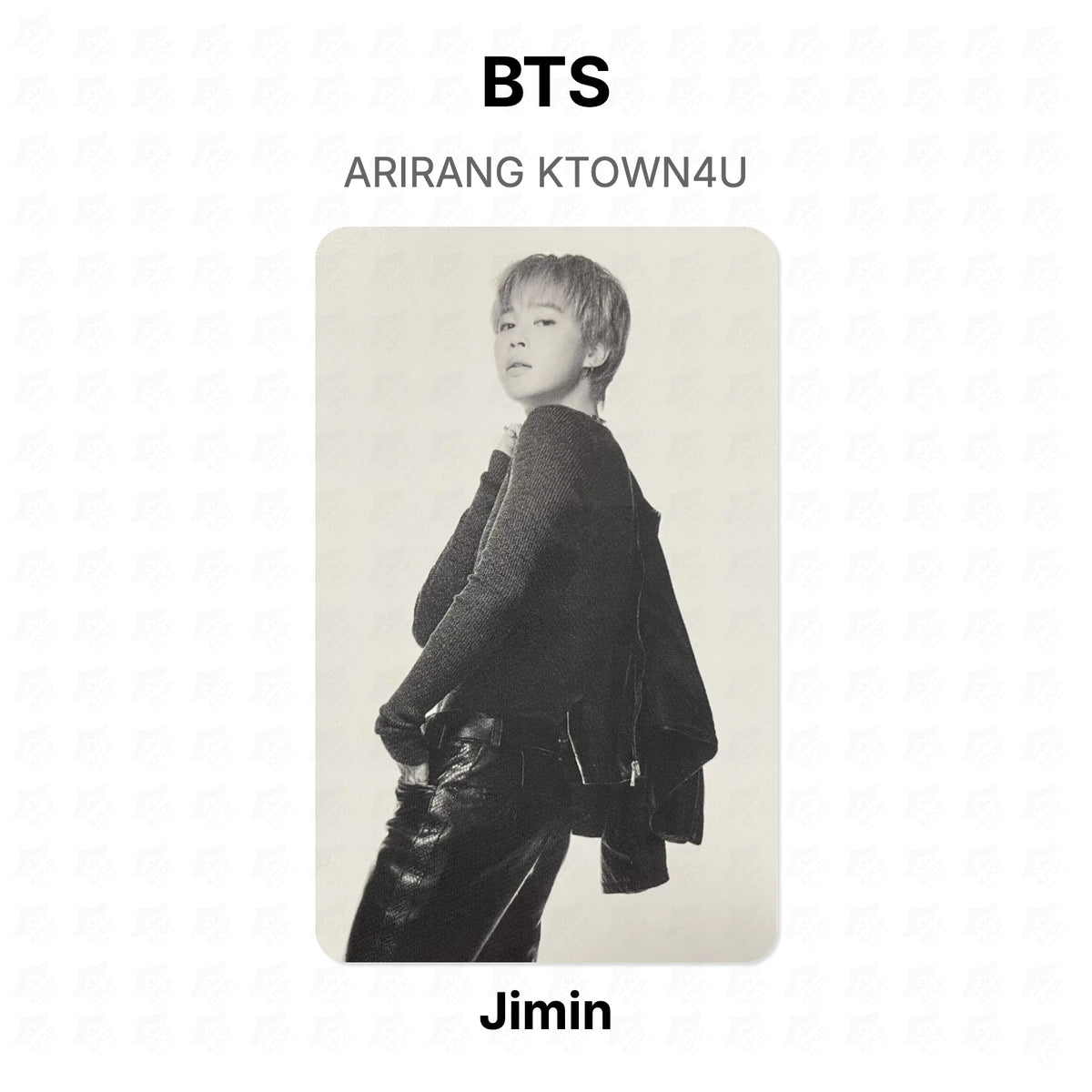 BTS ARIRANG KTOWN4U Official Photocard