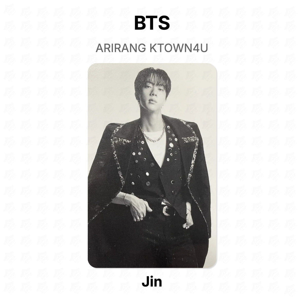 BTS ARIRANG KTOWN4U Official Photocard