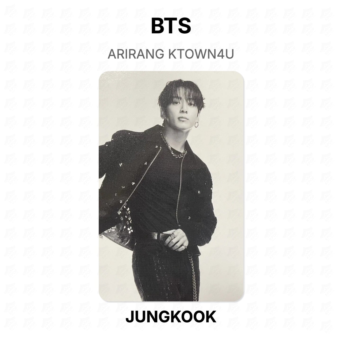 BTS ARIRANG KTOWN4U Official Photocard