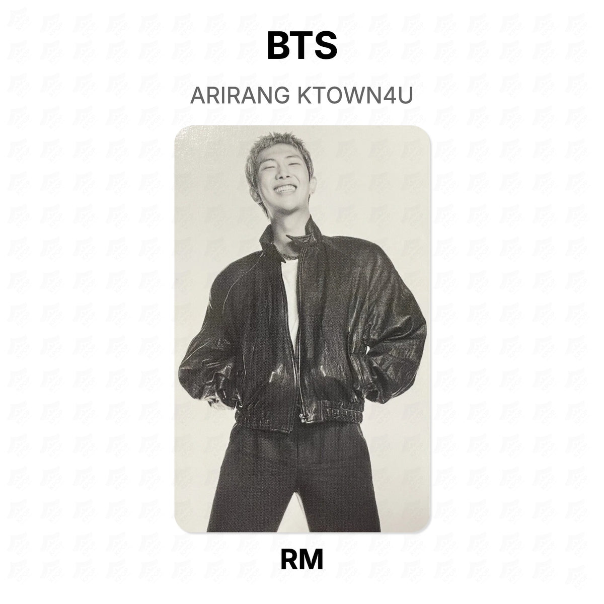 BTS ARIRANG KTOWN4U Official Photocard
