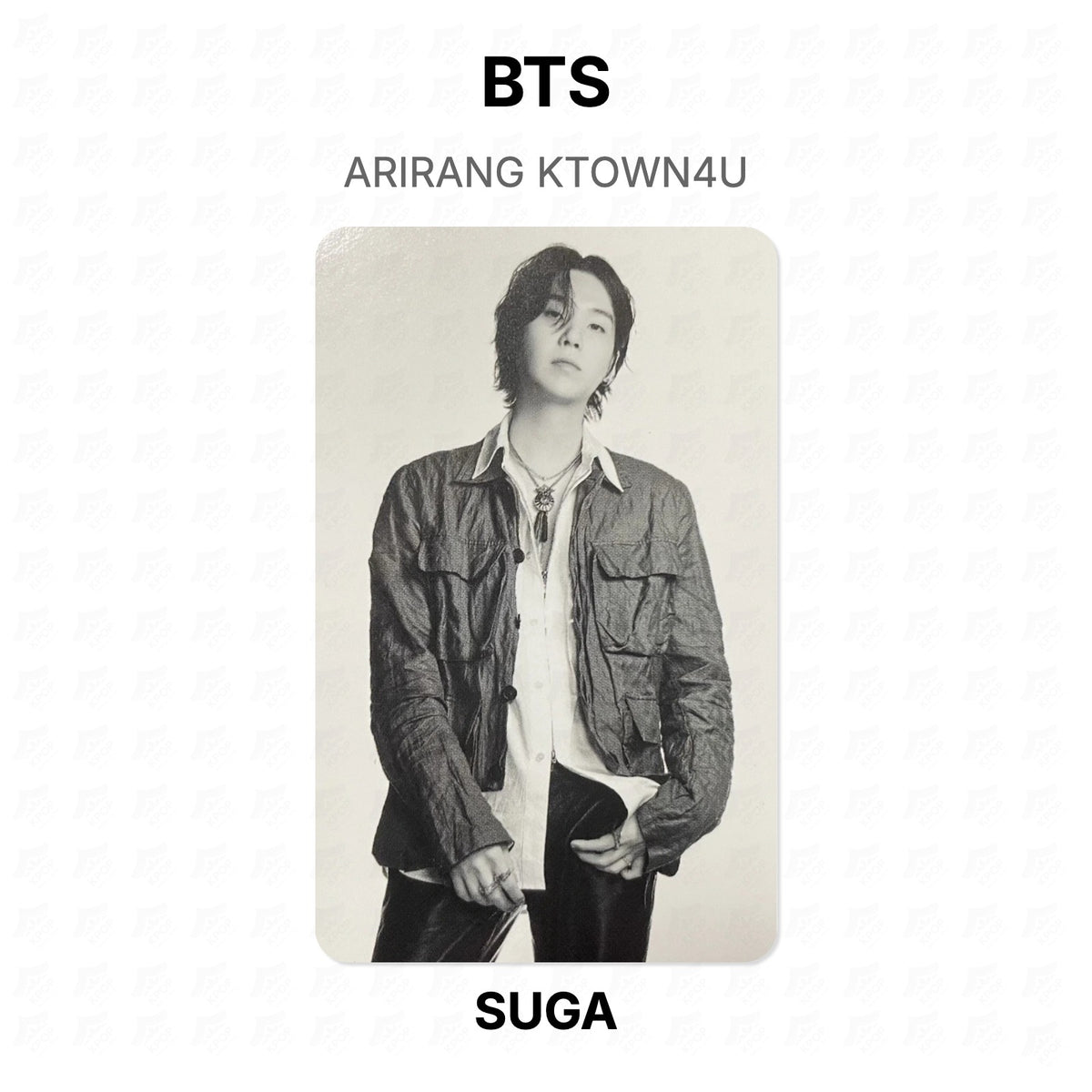 BTS ARIRANG KTOWN4U Official Photocard