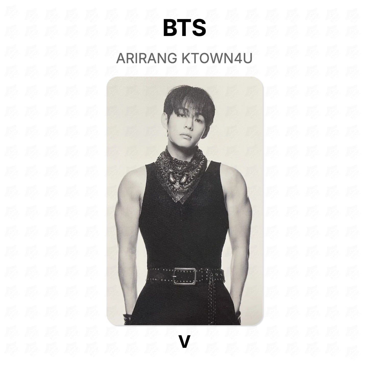 BTS ARIRANG KTOWN4U Official Photocard