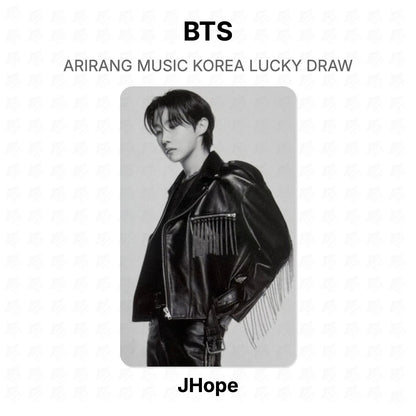 BTS ARIRANG MUSIC KOREA LUCKY DRAW Official Photocard