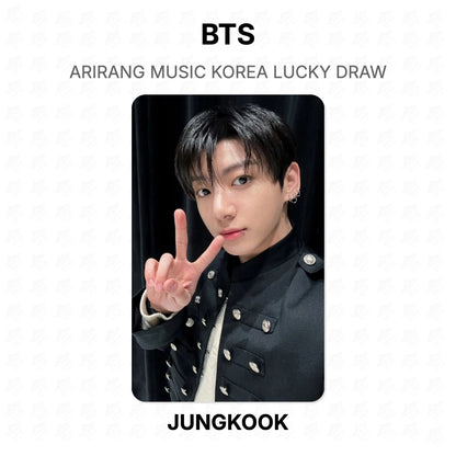 BTS ARIRANG MUSIC KOREA LUCKY DRAW Official Photocard