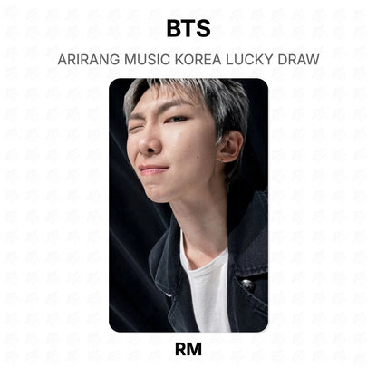BTS ARIRANG MUSIC KOREA LUCKY DRAW Official Photocard